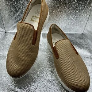 Fitflop Gold and Tan Women’s Loafers